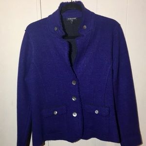 Eileen Fisher Cobalt Blue Blazer Size PL